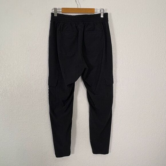 Athleta Black Cargo Skinny Leg Pants Size 6 - Picture 8 of 11